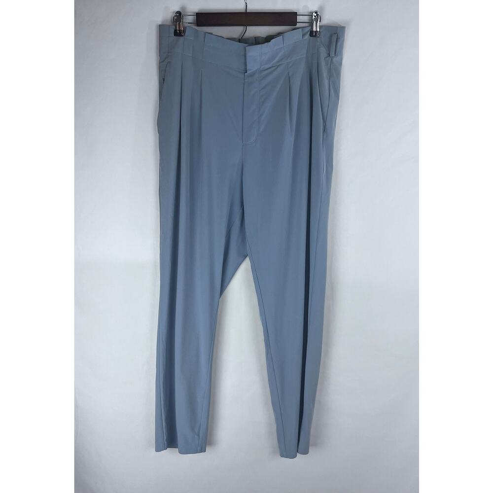 ATHLETA Skyline II Lightweight Tie Belt Pleated High Waisted Pants Size 14